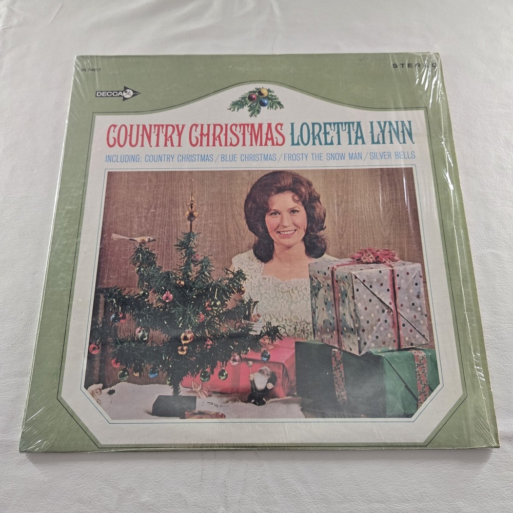 Loretta Lynn Country Christmas Record Album Vinyl LP Good Tested DL 74817